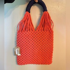 Handmade Boho Crochet Tote Bag